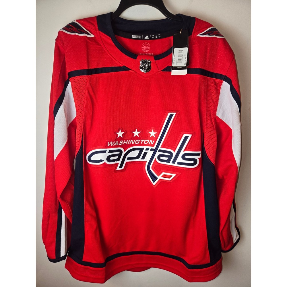 Adidas Washington Capitals NHL Authentic Home Jersey Mens Size 52
